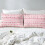 Christmas Comforter Cover Set Pink Snowflake Microfiber Full 4