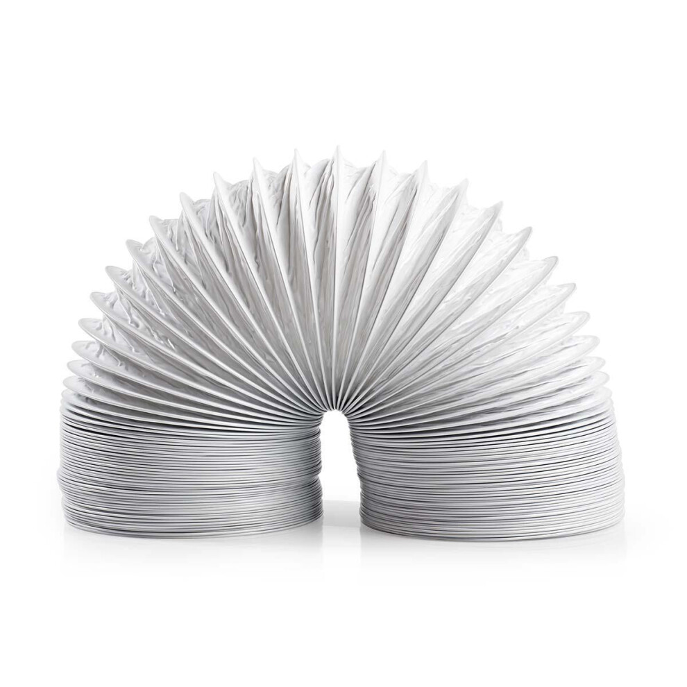 Air Outlet Hose Pvc | 100 Mm | 3.00 M | Fits: Air Ventilation / Tumble Dryers | White 5412810301577