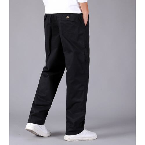 Men's Casual Pants Comfortable Formal Pants Black 1