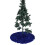 Blått rundt juletreskjørt 122 cm 4
