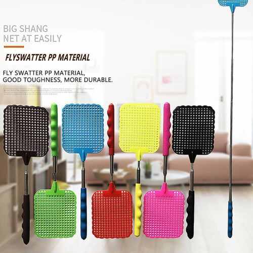 Extendable Fly Swatter Mosquito Bug Telescopic Expand Control Insects HOT I7P9 1