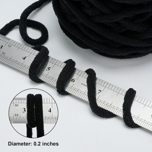 3 Snáithe/ 8 Snáithe Snáth Bratchláir Gach Snáithe 100g/3.5oz - Snáth Chenille 6 Thar a Bheith Toirtiúil - Snáth Cniotáil, Cróiseáil & 1