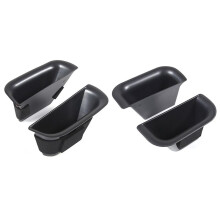 Car Door Handle Storage Box Organizer Tray for Land Prado FJ120 2003-2009 ,Front+Rear Door