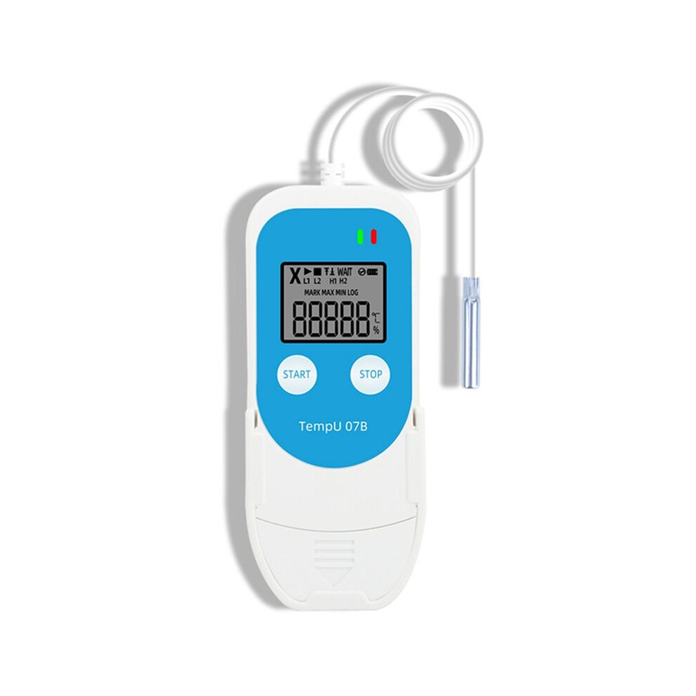TempU 07B Temperature/Humidity Recorder Digital USB Data Logger Thermometer Hygrometer for Refrigerator Storage