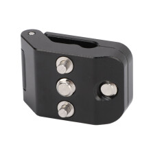 Leder-Geldbörse für Herren RFID-Schutz schlanker Bifold-Kartenhalter Schwarz