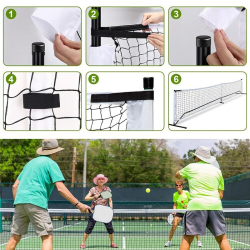 Outdoor Pickleball Training Net Standard Size 22x3ft Replacement Net Fits Most Freestanding Portable Frames 1