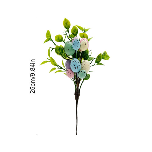 Easter Decorations Simulated Branches with Colorful Eggs 2
