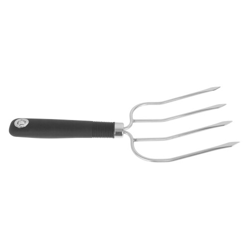 Biffgaffel i rustfritt stål, grilltilbehør, 1 stk. 9,6 tommer 1