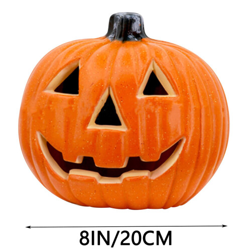 Halloween-Kürbislaterne mit Hohlmuster - 1 Stück 2