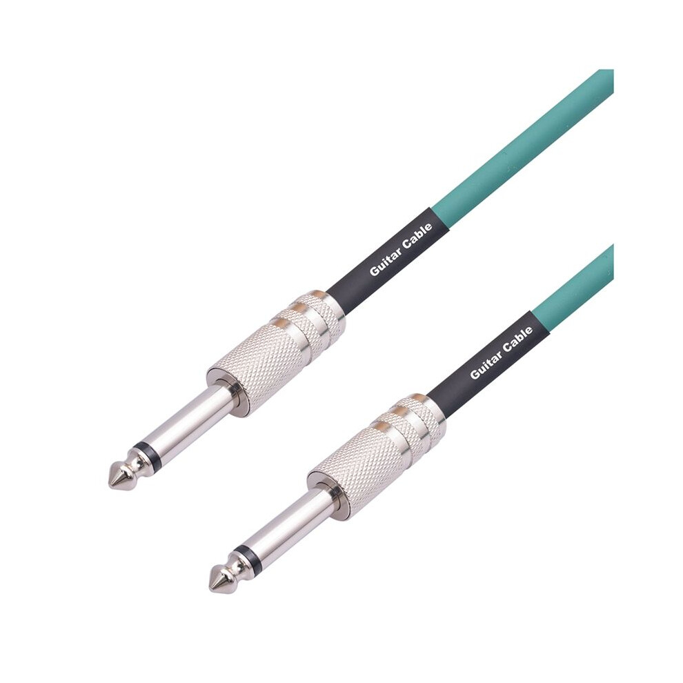 Guitar Instrument Cable Electric Guitar Cord 6.35Mm Mono Plug Connect Cable For Guitar Bass Drum Audio Device, 3 Meter 4713694616797