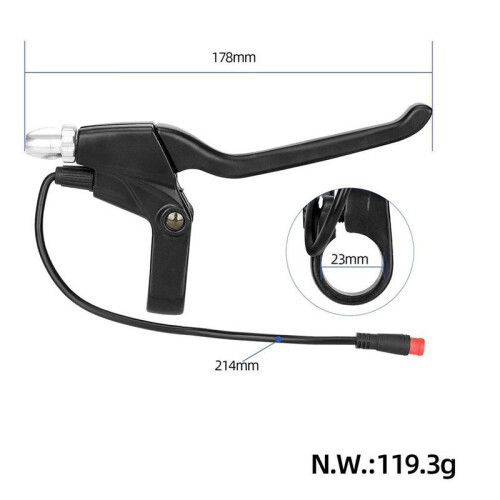 Para  M4 M4 PRO 10 Polegadas Scooter Elétrica Conjunto de Alavancas de Freio Esquerda Direita Universal Alavancas de Freio de Embreagem Perch 2