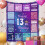 Sweet16Gifts για κορίτσια – Κουβέρτα γενεθλίων 60"x50", συμβατή με έφηβες κοπέλες, κόρες, 3