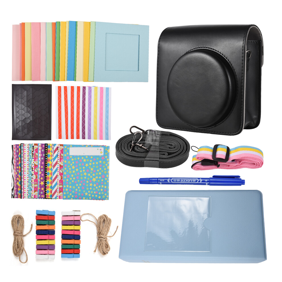 Instant Camera Accessories Kit For Fujifilm Instax Sq40/Sq1 With Bag, Frame, Stickers 6931384775915