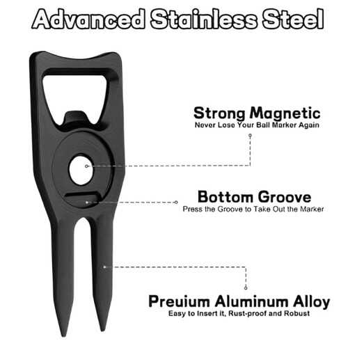Divot Repair Tool, Detachable     Divot  Tool Multipurpose  Accessories 2