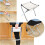 Petit tabouret pliant de camping/voyage (blanc) 5