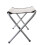 Petit tabouret pliant de camping/voyage (blanc) 6