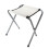 Petit tabouret pliant de camping/voyage (blanc) 8