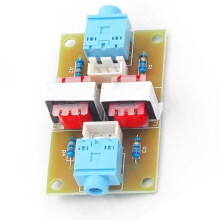 Isolador de Áudio Estéreo para Veículo, Módulo de Isolamento de Ruído e Interferência com Terra Comum, Acoplador de Transformador