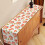 Peach Linen Table Runner 13.8 x 71 in 5