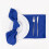 BalsaCircle5Royal Blue Premium20x20in Χαρτοπετσέτες για πάρτι, εκδηλώσεις, διακοσμήσεις, είδη 3