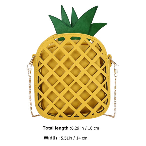 Ananas-Schultertasche für Damen (1 Stück) 1