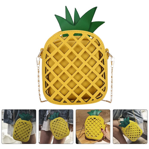 Ananas-Schultertasche für Damen (1 Stück) 2