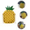 Ananas-Schultertasche für Damen (1 Stück) 5