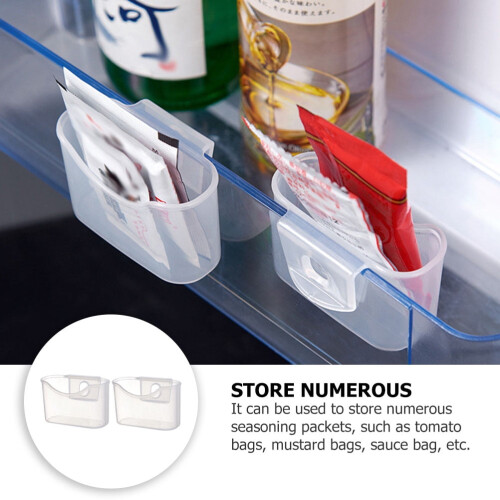 Mini-Hängeetui, transparent, PP-Organizer, 4 Stück 2