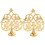 FRCOLOR Χρυσές λαβές για καπάκι κατσαρόλας από κράμα ψευδαργύρου για χρήση στην 5