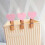 Mollette da bucato in legno a forma di cuore rosa, 10 pezzi 4