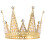 Couronne de mariée décorative FRCOLOR dorée (1 pièce) 2