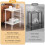 End Table with Solid Wood Legs Boho Style White 2-Tier 6