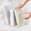 Schreibtisch-Buchregal transparent 3 Fächer 8