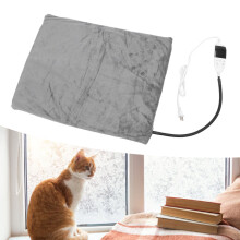 Electric Heated Pet Mat 45x60cm Water-Resistant Adjustable Temperature