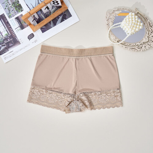 Γυναικείο ψηλόμεσο εσώρουχο boyshort από μετάξι πάγου 1