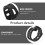 Bike Handlebar Rear View Mirrors Adjustable Mount 2pcs 6