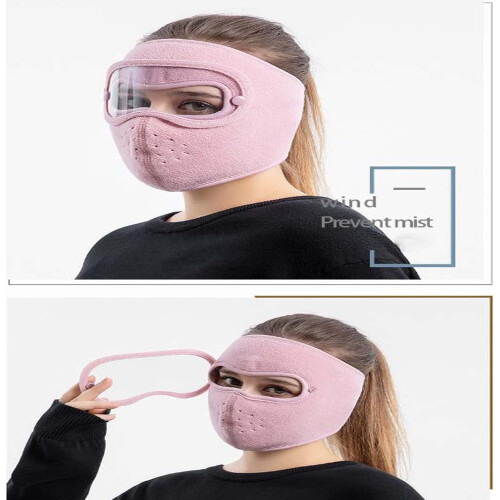 Winter Windproof Face Mask with Detachable Goggles 1