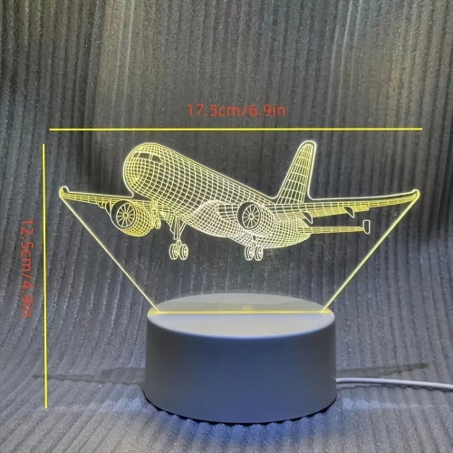 USB Acrylic Desk Lamp Warm Yellow Light 1