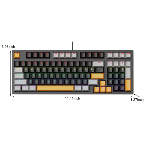 Mechanical Keyboard Russian Layout Wired Hot-Swap 2