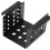 4-bays 2,5" til 3,5" harddiskbeslag, sort beslag 2