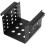 4-bays 2,5" til 3,5" harddiskbeslag, sort beslag 4