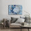 Blue Butterfly Canvas Wall Art 12x18 in, Framed 2