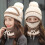 Conjunto de 4 peças para mulheres: gorro, cachecol e luvas de tricô macio e quente. 3