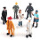 7Pcs Miniature People Model Figurines Firemen Layout Decor Toy Mini 7