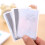 Clear PVC Id Card Sleeves Multi-Functional for Home Use 100Pcs 8