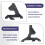 Car A-Pillar Double-Layer Bracket Spotlight Bracket High and Low Quick-Release Lamp Bracket for  JL Gladiator 3