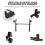 Keyboard Stand Attachment 2-Tier Adjustable Heavy Duty 4