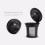 PP Black Coffee Filters for Cafe Use 53ml 19g 2