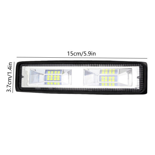 Φως εργασίας LED 48W16LED12V-24V Μονής γραμμής 2