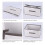 Fabric Storage Box with Lid, Beige, 1 Pack 7
